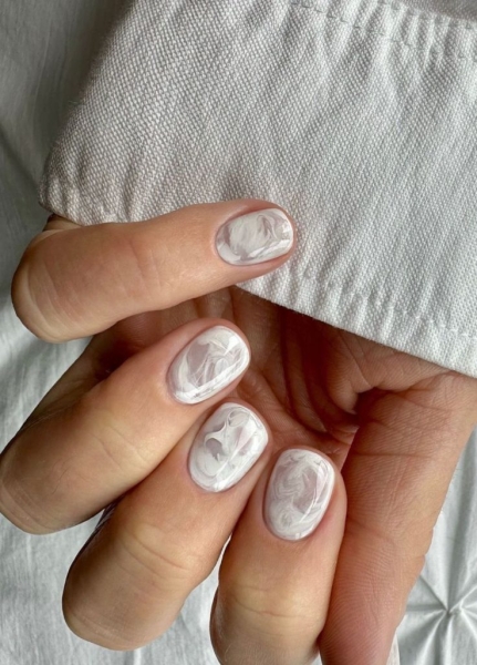 22 White Nail Ideas For When You Need a Blank Slate