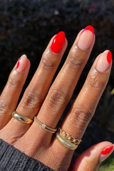 24 Red Nail Ideas to Try If You Want to Test The "Red Nail Theory"