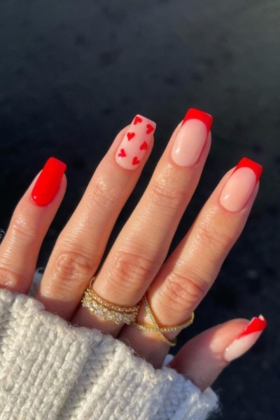 24 Red Nail Ideas to Try If You Want to Test The "Red Nail Theory"