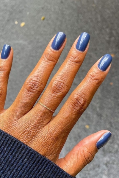 31 Blue Nail Ideas We're Taking Straight to the Salon