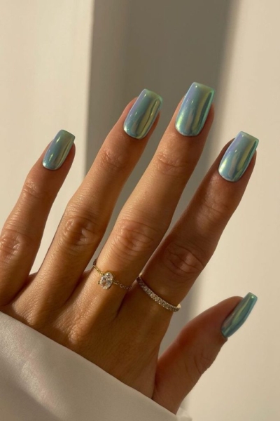 31 Blue Nail Ideas We're Taking Straight to the Salon