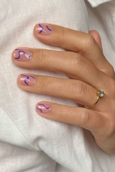 31 Blue Nail Ideas We're Taking Straight to the Salon