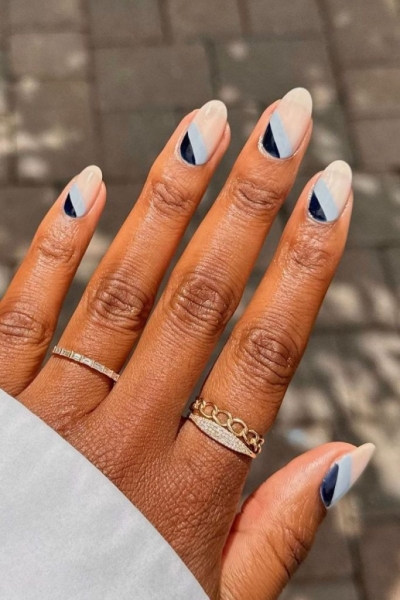 31 Blue Nail Ideas We're Taking Straight to the Salon