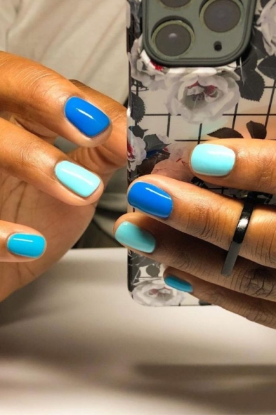 31 Blue Nail Ideas We're Taking Straight to the Salon