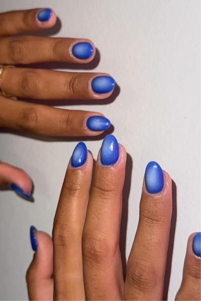 31 Blue Nail Ideas We're Taking Straight to the Salon