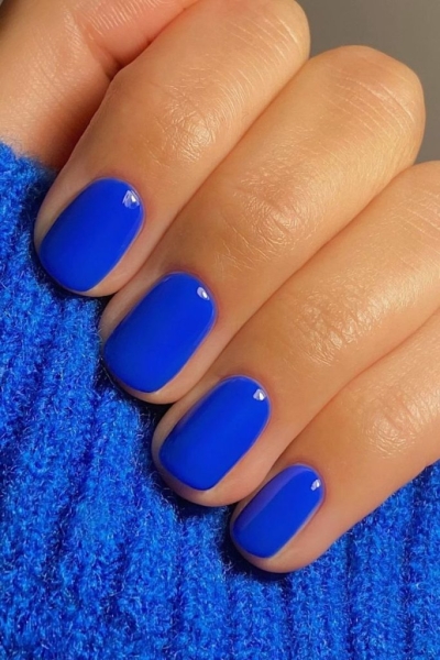 31 Blue Nail Ideas We're Taking Straight to the Salon