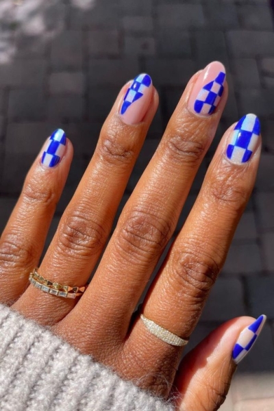 31 Blue Nail Ideas We're Taking Straight to the Salon