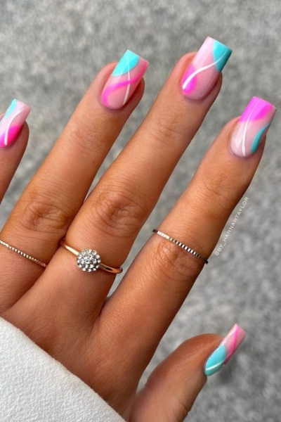 31 Blue Nail Ideas We're Taking Straight to the Salon