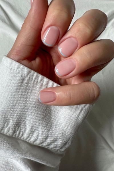 The Micro French Manicure Is Our Favorite Nail Trend Yet