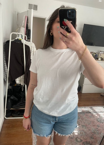 I Tried 14 of the Most Popular White Tees—This $12 One Was the Winner