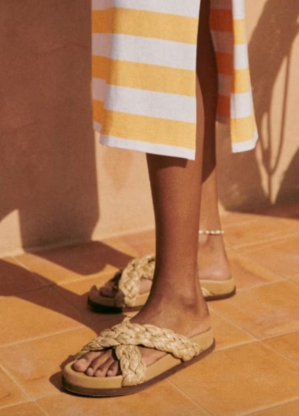 The Perfect Finishing Touch to Any Summer Outfit? A Pair of Raffia Sandals