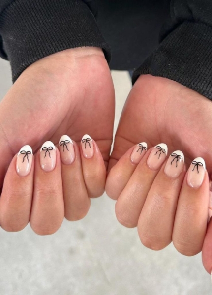 These 16 Bow Nail Designs That Are Worthy of Your Next Manicure