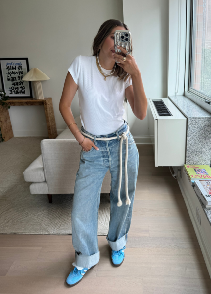 I'm a Stylist—Here Are 7 Effortless Ways I Always Recommend Styling Jeans and a Tee