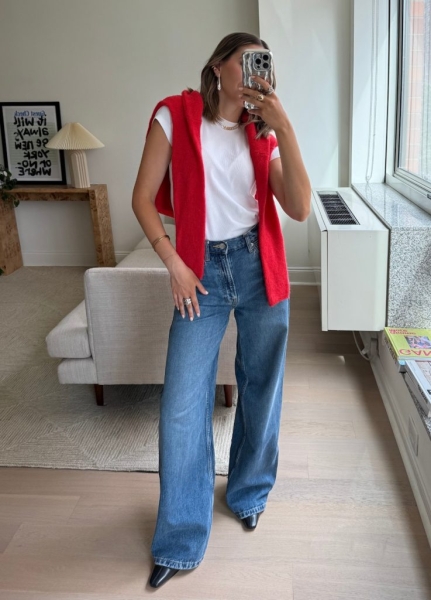 I'm a Stylist—Here Are 7 Effortless Ways I Always Recommend Styling Jeans and a Tee